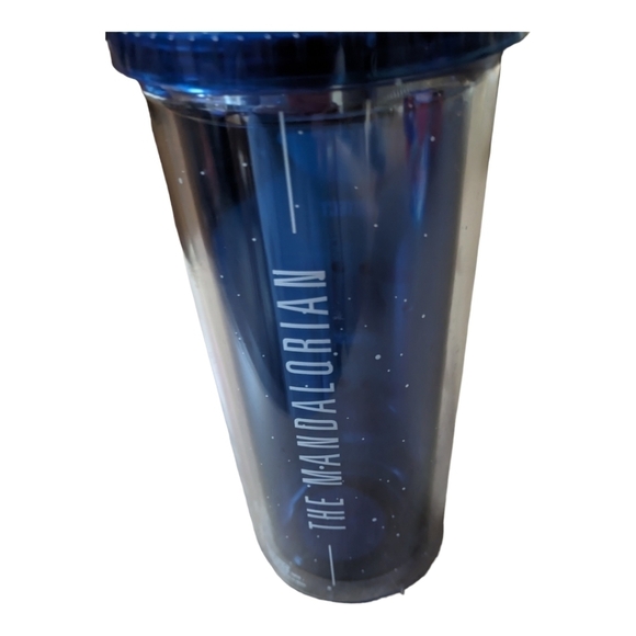 ⭐Silver Buffalo The Mandalorian Grogu water bottle - missing straw - Picture 3 of 4